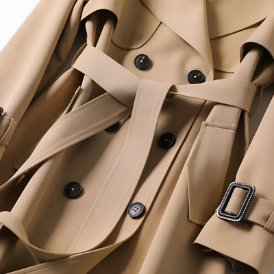 Iselora™ – Elegant Trenchcoat for Tidløs Stil