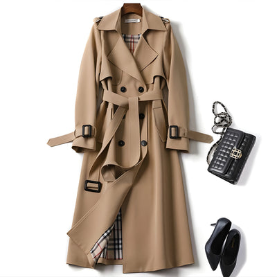 Iselora™ – Elegant Trenchcoat for Tidløs Stil