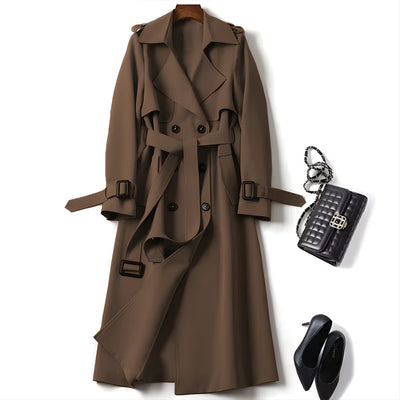 Iselora™ – Elegant Trenchcoat for Tidløs Stil