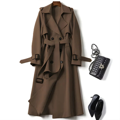 Iselora™ – Elegant Trenchcoat for Tidløs Stil