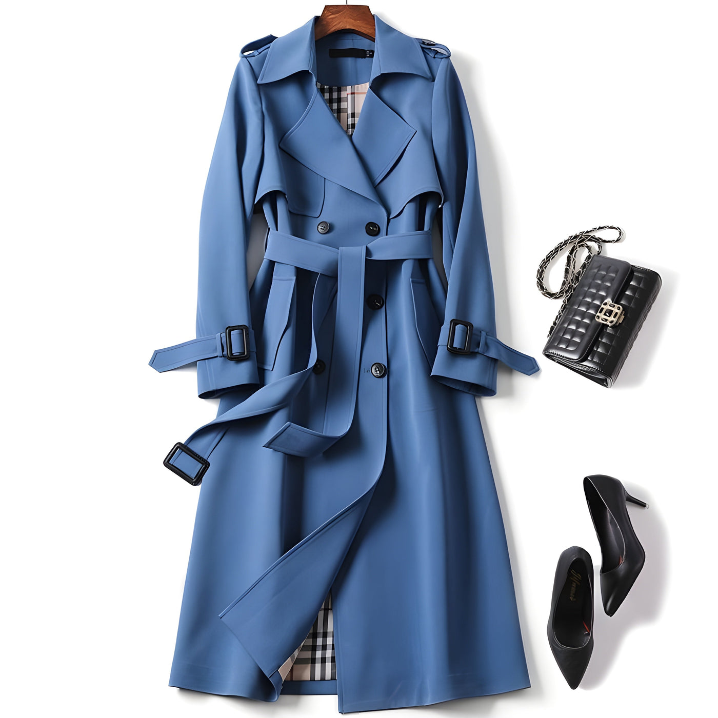 Iselora™ – Elegant Trenchcoat for Tidløs Stil