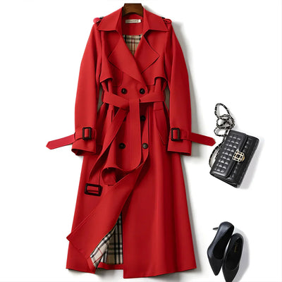 Iselora™ – Elegant Trenchcoat for Tidløs Stil