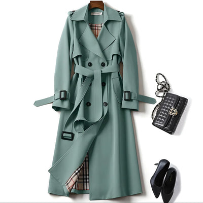 Iselora™ – Elegant Trenchcoat for Tidløs Stil